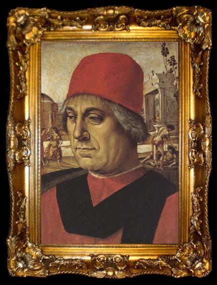 framed  Luca Signorelli Middle-Aged Man (mk45), ta009-2